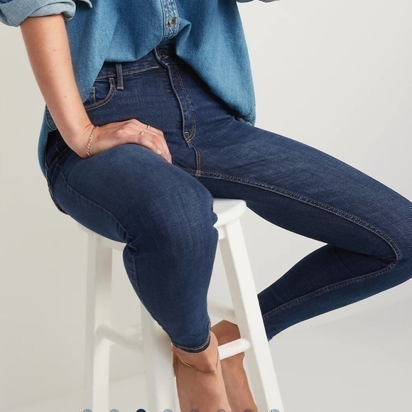 Old Navy Rockstar Super Skinny High Rise Jeans 6 - Picture 1 of 8